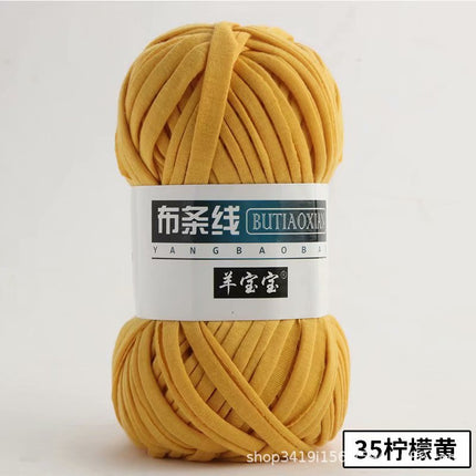 Cloth thread hand-woven bag thread crocheted home carpet wool DIY Hyun-a with factory wholesale