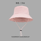 Pink (55-60cm) [quick-drying bag bucket hat]