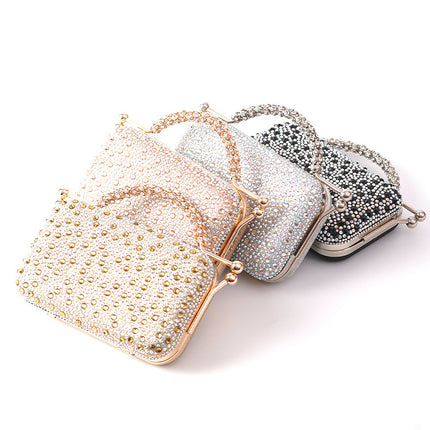 Cross-border New Evening Bag Women's Banquet Bag Crossbody Hand Bag Dress Makeup Evening Bag Women's Bag