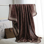 Diamond letter D [curry color]] / 135*135cm