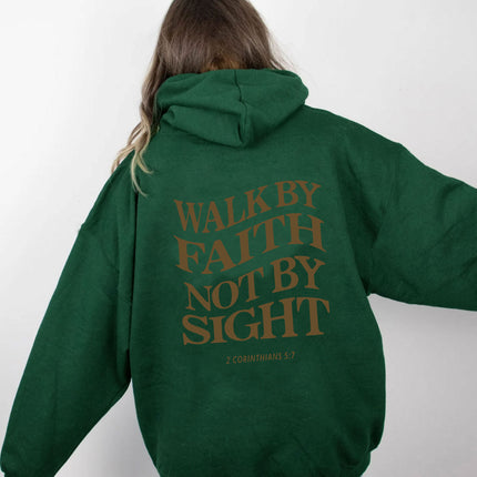 2023 Amazon Foreign Trade Women's Velvet Sweatshirt Plain Letter Print Kangaroo Pocket Drawstring Printed Hoodie