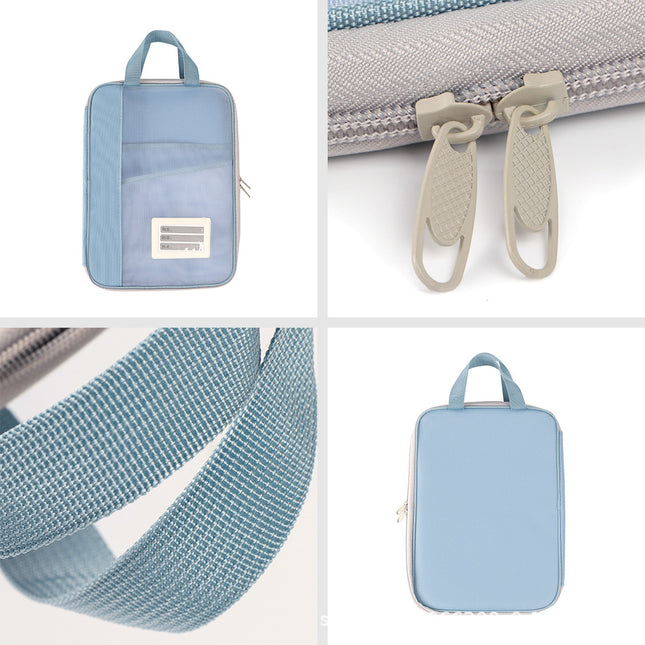 Factory Spot L-Shaped File Bag, Transparent File Bag, Handbag, Student Tutoring Bag, Test Paper Homework Bag, Study Bag
