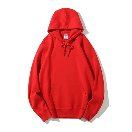 Men's autumn AG300g health cloth solid color hooded vests men's cross-border fashion brand men's coat printing wholesale