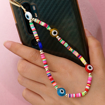 Factory direct supply handmade beaded mobile phone lanyard bluetooth speaker lanyard flashlight fan selfie stick U disk sling