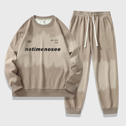 Casual Sports suit Men's Spring and Autumn Fashionable Brand Men's Sweat Sports Foot Pants with Fashionable Casual All-Match