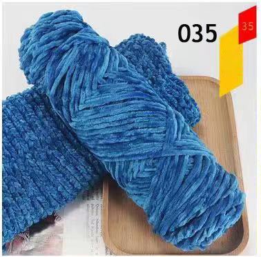 100g Chenille Velvet Thick Yarn Ball for Hats, Scarves, Sweaters, Crochet Shoes, DIY Knitting Materials, Hand Knitting