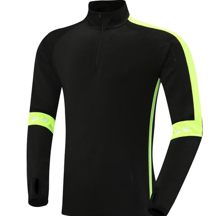 2024 autumn and winter football uniform half zipper long sleeve coat children's adult training clothing suit sports appearance clothing fleece-lined