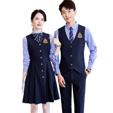Teachers' Work Clothes Autumn and Winter Kindergarten Teachers' Clothes Vocational suit Teachers' Interview Clothing Women's Clothing British Style Art School Fun