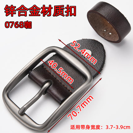 Men's Belt Buckle Pin Buckle Belt Buckle Head Waist Trousers Belt Buckle Head Leather Belt Belt Buckle Fittings
