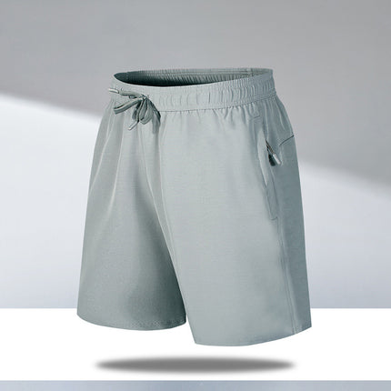 Men's Summer Quick-Dry Loose Five-Point Sports Casual Shorts Thin Cross-Border Ice Silk Beach Shorts Factory Direct Sale