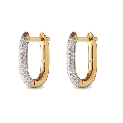Amazon, International Station, Temu, Shein, European and American Cross-Border Popular Luxury Zircon Earrings and Earrings Wholesale