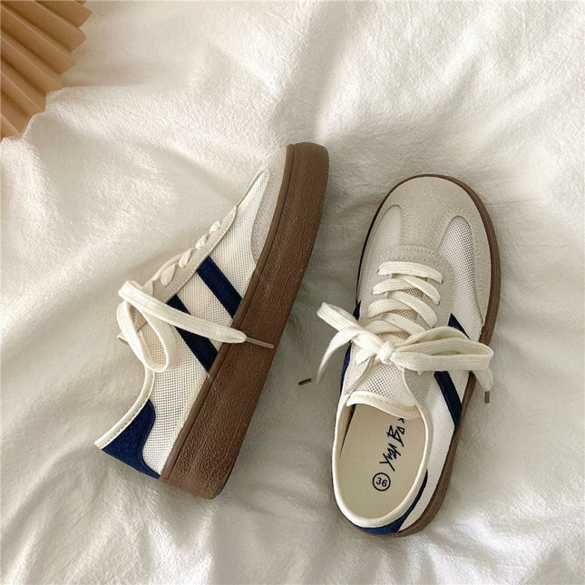 Summer Women's Shoes, White Shoes, Women's Skirts, 2025 New Popular Mesh Shoes, Breathable Mesh Casual Shoes, Sports Shoes
