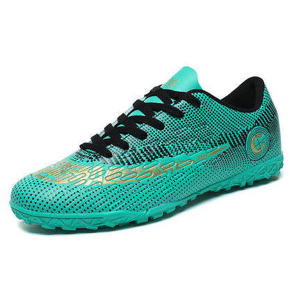 Cross-Border Export Low-Top Football Shoes C-Standard Long Broken Spike Game Shoes Professional Student Youth and Kidsren Training Shoes