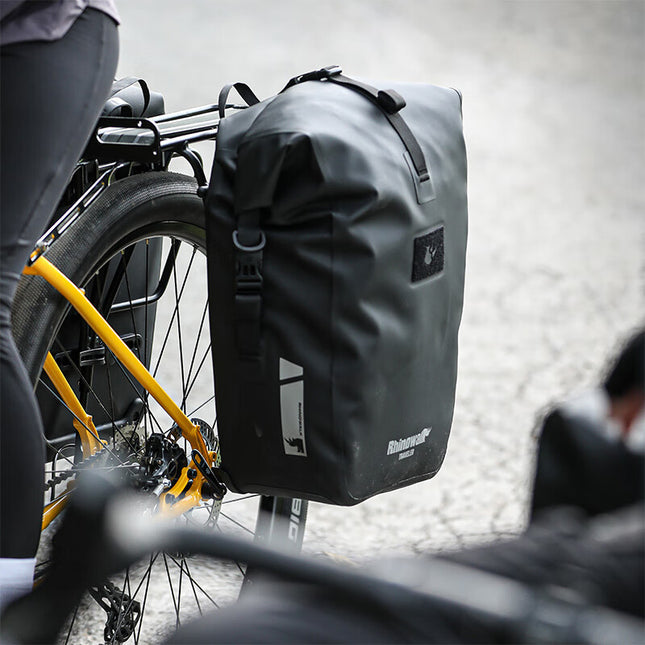 Rhinowalk Long-Distance Cycling Fully Waterproof Camel Bag Bicycle Front and Rear Rack Pannier Bag 4 Sizes