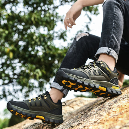 Outdoor Foreign Trade plus size Couple's Low-top Outdoor Hiking Shoes Autumn and Winter Fashion Men's and Women's Fashion Travel Shoes