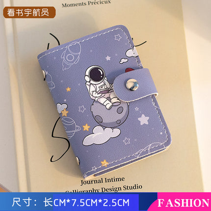 Pacha Dog Large Capacity Multi-Card Slot Card Holder Mini Cute All-In-One Card Holder Id Card Driver's License Card Holder for Women