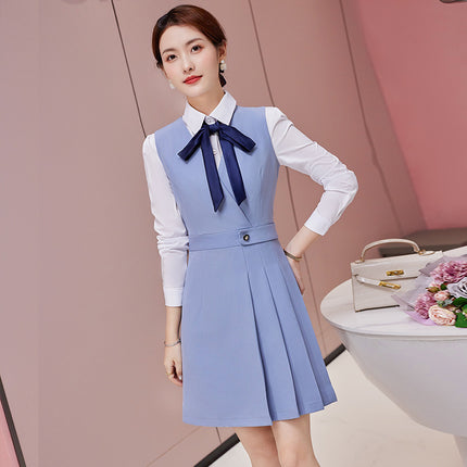Kindergarten Teachers Garden Clothes Work Clothes Autumn and Winter New Kindergarten Teachers Vocational Middle School Students College Style suit Female dress