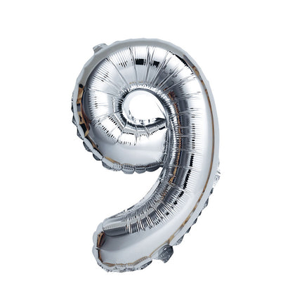 32 inch fine packaging digital aluminum foil balloon independent paper card packaging birthday party decoration floating air ball wholesale