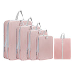 Pink [shoe bag] five-piece set [shoe bag + extra large + large + medium + small]