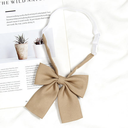Japanese preppy style jk bow tie women's sailor suit wine red pink bow clothes accessories tie men