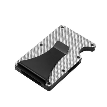 RFID Credit Card Holder Carbon Fiber Card Holder Anti-degaussing Men's Multifunctional Wallet Card Holder Card Holder Anti-theft Box