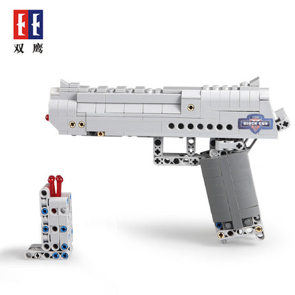 Free Shipping Double Eagle Building Blocks Gun 98K Sniper Rifle Jedi Survival Assembled Boys Children's Educational Chicken Toys