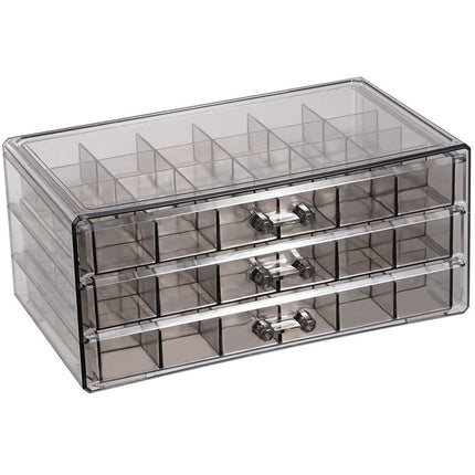 Jewelry Storage Box, Hand Jewelry, Earrings, Necklaces, Ear Studs, Anti-Oxidation Drawer-Type Acrylic Nail Art Jewelry Box