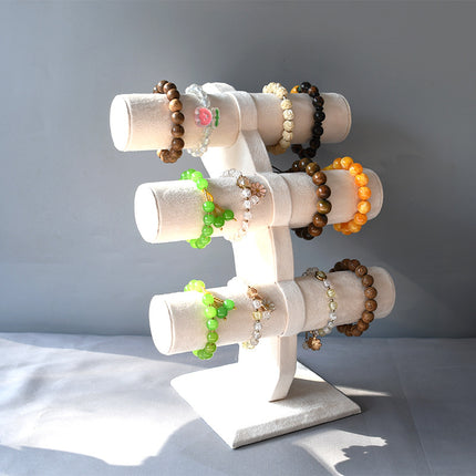 Three-layer Bracelet Rack Jewelry Rack Storage Hair Band Bracelet Bracelet Jewelry Rack Watch Shelf Jewelry Display Props