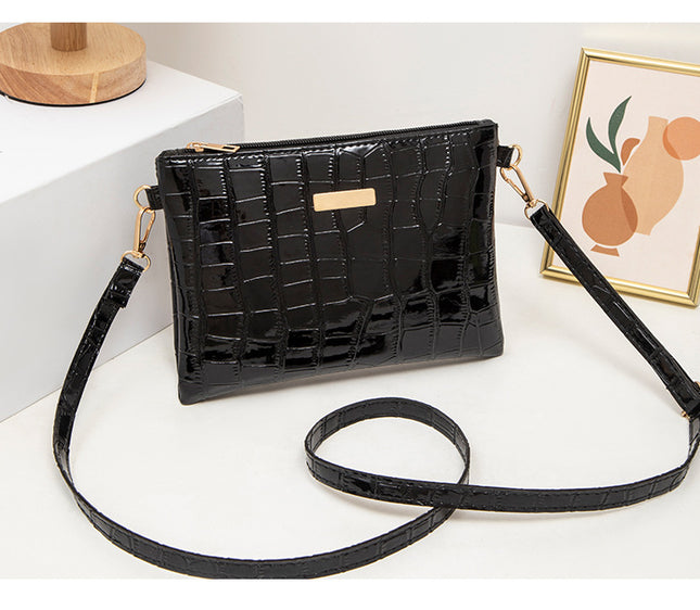 Fashion Retro Simple Trendy Ladies Bags Stone Pattern Single Shoulder Crossbody Hand Square Bag Ladies Crossbody Bag