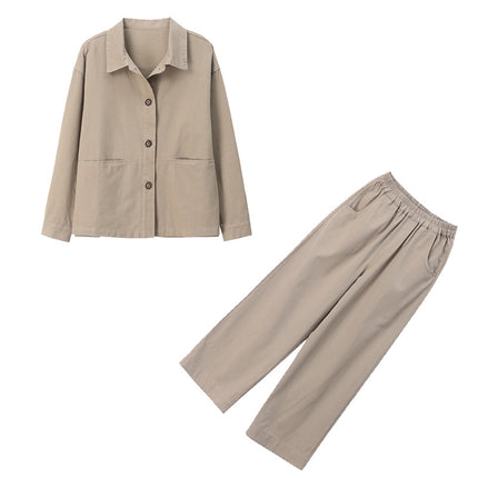 Casual suit Women's 2025 New Spring Wear Set of Fashionable and Western Style Age Reduction Matching Mother Two-Piece Set