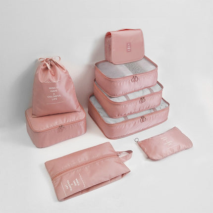 Travel Twill Storage Bag, Seven-Piece Set, Eight-Piece Set, Nine-Piece Set, Clothing Sorting Bag, Travel Storage Bag
