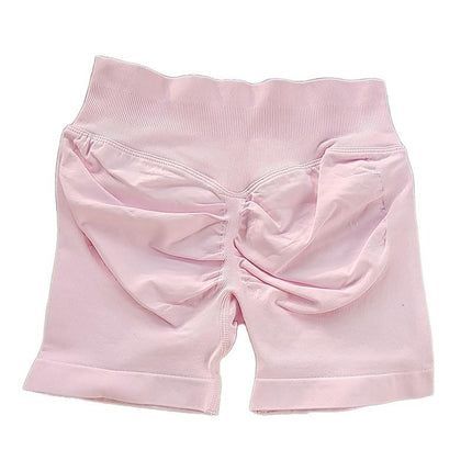 Sexy Peach Hip Fitness Shorts Women's Sports Running and Cycling Three-point Pants High Elastic Hip-lifting Abdomen-tucking Quick-drying Yoga Pants