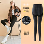 5182#G seaweed velvet (black) / S