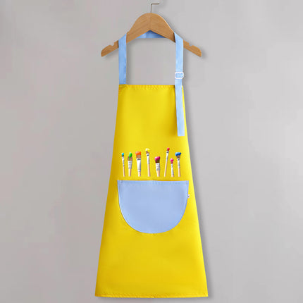 Children's apron painting waterproof antifouling studio cartoon apron big children's kindergarten apron overalls custom logo