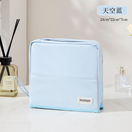 Standing Makeup Bag for Women, Simple and Portable, Large Capacity, Multi-Functional Travel Cosmetics Brush Storage Bag