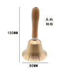 Copper bell with wooden handle [polishing within 80mm caliber]]