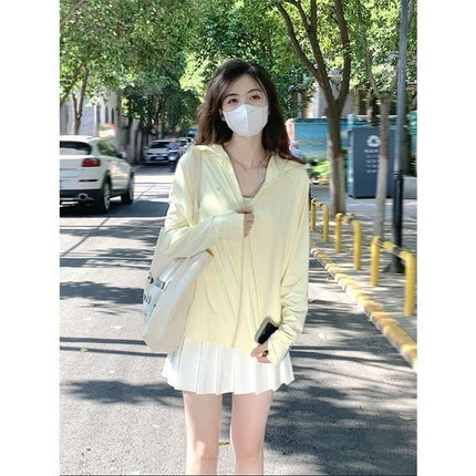 Sun Protection Clothing for Women 2025 New Trendy 2025 Summer Sun Protection Clothing Anti-Uv Breathable Ice Silk Thin Jacket