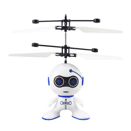 New electroplating flying violent bear induction aircraft suspension induction aircraft luminous aircraft children's toys