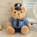 25cm [ready stock high quality] / Brown-police bear [tie style]