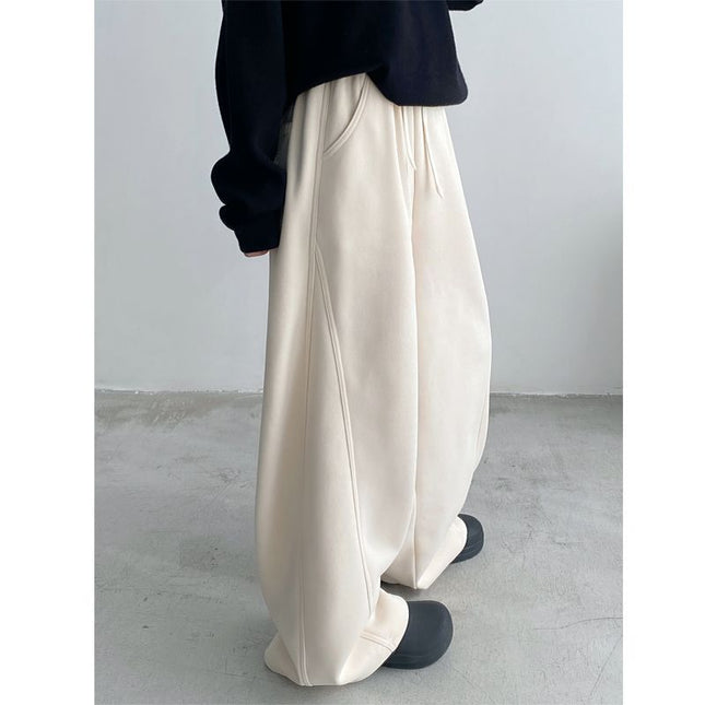 Harem Pants Women Fleece Lined High Waist / Pantalon Harem Femme Doublé Taille Haute