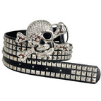 Black skull 3.8cm wide / 110cm