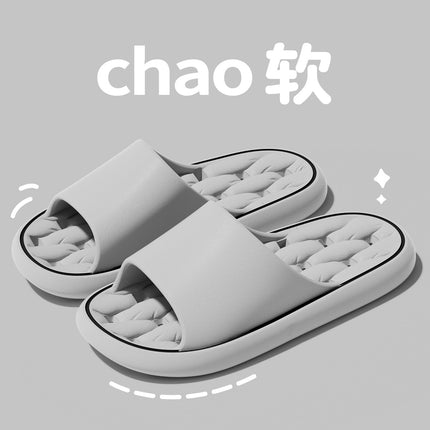 Bathroom Leakage Slippers Women's Summer Indoor Home Bathroom Bath Non-Slip Quick-Drying plus size Shit Eva Sandals