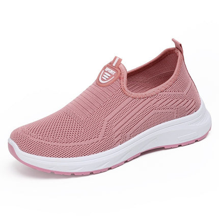 Women's Shoes 2026 Summer Breathable Large Size Casual Shoes Soft Sole Lightweight Slip-On Shoes Cross-Border Women's Shoes Wholesale