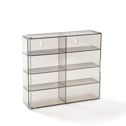 8-grid car model storage box display rack showcase Hot Wheels toy parking space compartment Transparent stackable