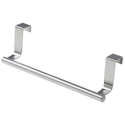 Ready-Made No-Drill Towel Rack Wardrobe Kitchen Cabinet Storage Rack Over-The-Door Bathroom
