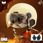 One size fits all / 3c mocha apricot [electroplated short double mirror] heatmax all-season detachable ear protection