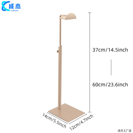 Cross-border Source Stainless Steel Display Hanging Bag Display Rack Women's Bag Rack Support Bag Rack Floor Adjustable Bag Rack
