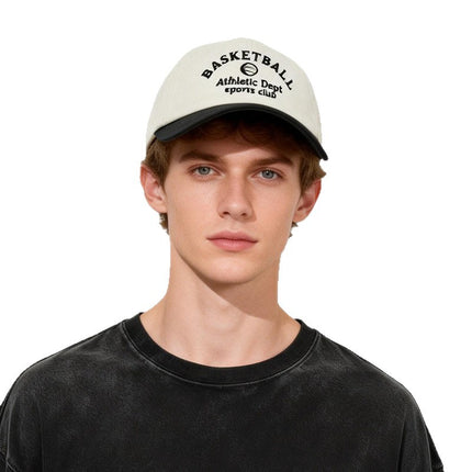 2026 Rongmei Spring/Summer Unisex Large Head Circumference Color-Block Baseball Cap, Face-Slimming Sunshade Cycling Sun Hat