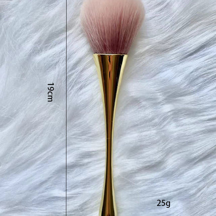 Source Manufacturer Golden Small Waist Blush Brush Loose Powder Brush Super Large Soft Hair Powder Makeup