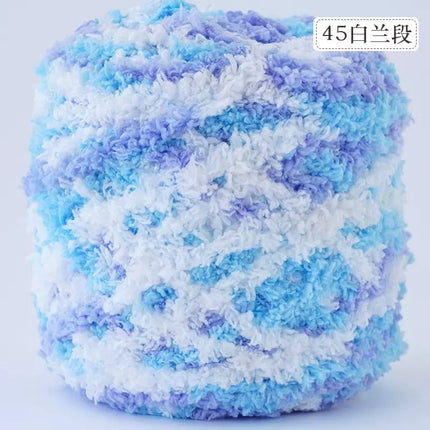 3 strands of coral fleece baby scarf coarse wool hand woven towel line baby sweater in stock wholesale